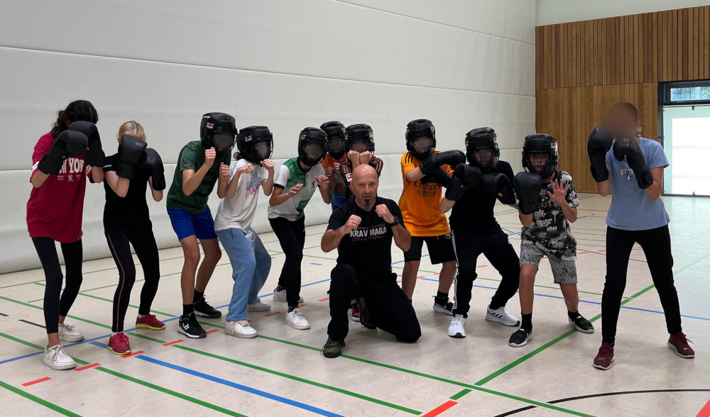 Wahlkurs Krav Maga bei Helene Habermann Gymnasium, München